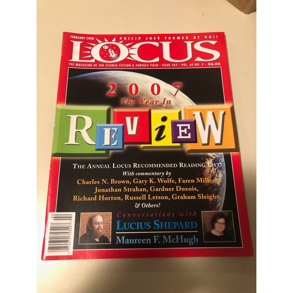 Locus Magazine 565 February 2008 The Year in Review